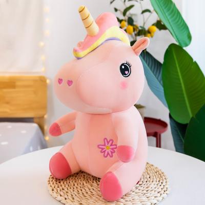 China Cute Cozy Colorful White Gifts Unicorn Animal Plush Toys Walking And Singing Super Soft Plush Toy for sale