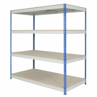 China China Best Quality 5 Tier Metal Rack Boltless Garage Warehouse Storage Rack for sale