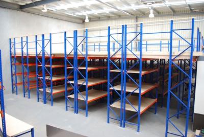 China Heavy Duty Warehouse Steel Storage Mezzanine Floor Racks With Stairway for sale