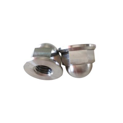 China Automotive Industry Hot Sale Titanium CNC Parts Hex Arched Nut for sale