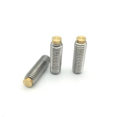 China Snak 304 Roestvrij staal M2 Setscrews, Getipte de Rupsschroeven van GB Messing Te koop