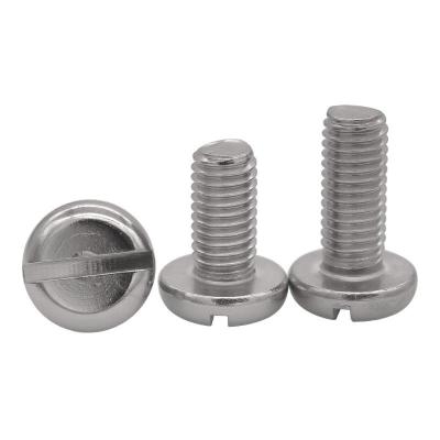 Cina La testa di acciaio inossidabile 304 avvita Pan Head Machine Screw scanalato M1.6 3-60mm DIN7982 in vendita