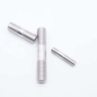 China 40 - 130mm Double Head Bolt Insulator Stud Post Stud Galvanize Fastener Thread Rod Stud for sale