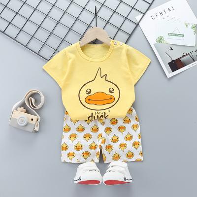 China 2020 new 100%cotton anti-shrink outfits baby clothing sets newborn infant clothing sets for sale