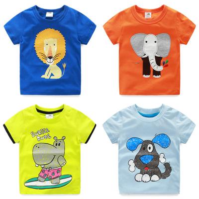 China Multi-choice children boys T-shirts boy clothes little girls clothes bulk sale cheap anti-shrink kids T-shirts for sale