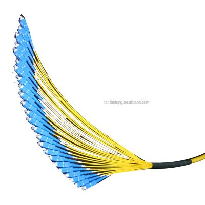 China FTTH / FTTX FIBER OPTICAL SM FAIL SC APC 0.9MM BRAID for sale