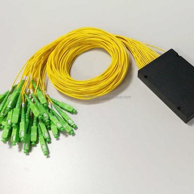 China 1:64 SC/APC 2mt 2mm plastic cassette LSZH PLC SPLITTER for sale