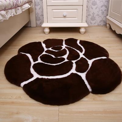 China Washable Wholesale Fluffy Rabbit Fur Faux Blanket Luxury Hotel Living Room Floor Carpet for sale