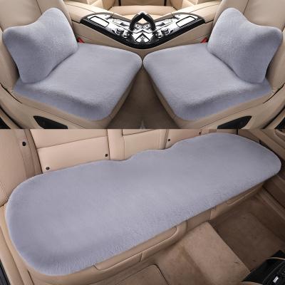 China Car Washable Warm Universal Cushion Fur Waist Style Selling Full Set for sale