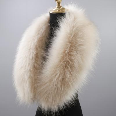 China Fox Fur/Raccoon Fur/Faux Fur Collar Anti-skid Collar Scarf Collar for sale