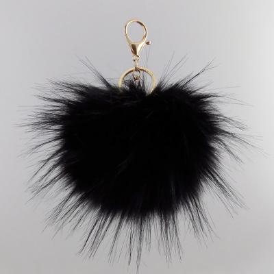 China 2021 Wholesale Faux Fur Eco-friendly Fluffy Ball Faux Raccoon Accessory Fur Pom Poms Hats for sale