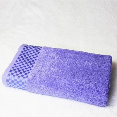 China 100% Cotton Hotel Towel Gift Weaving Towel Different Color High Quality QUICK DRY Satin Towel for sale