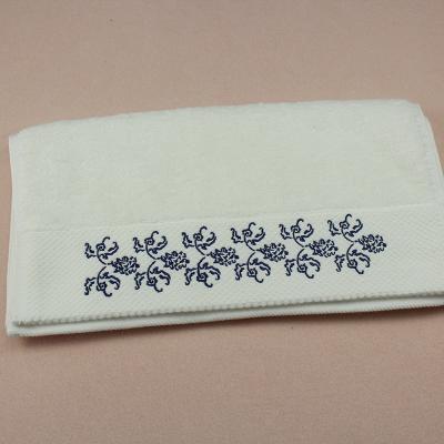 China 100% Cotton QUICK DRY Embroidery Towel Gift Single Towel Hotel Towel for sale