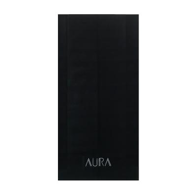 China Wholesale High Quality 100% Black Cotton Hairdressing Towel SPA Towel QUICK DRY for sale