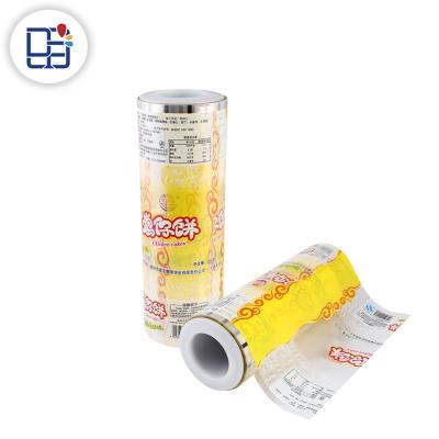 China Food Grade Ice Cream Popcorn Snack Stretch Film Moisture Proof Packaging Roll Metallized BOPP Film for sale