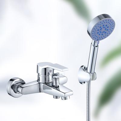 China With Sliding Bar Shower Set Zinc Alloy Mixer Hand Shower Head Set for sale