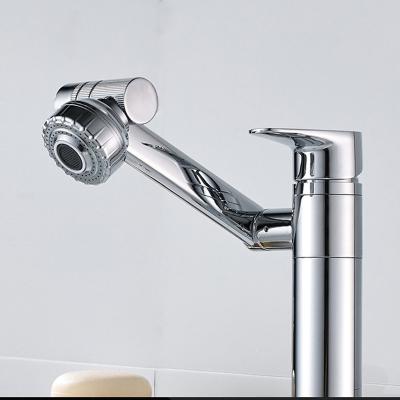 China Rotate Fortune Cat Rotating Basin Faucet Hot and Cold Water Mixer Tap Bathroom Basin Faucet Toilet Faucet for sale