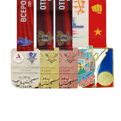 China Global Factory Custom Personalized Honor Awards Gold Silver Copper Honor Karate Medals for sale