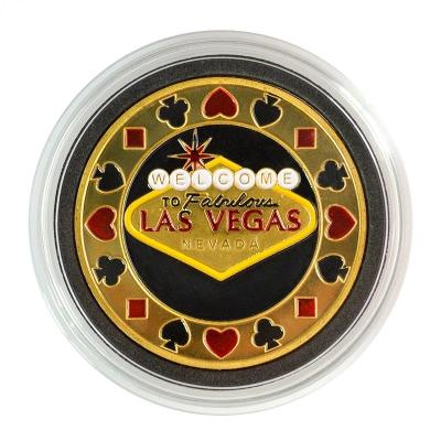 China America Factory Custom You Design Texas Poker Card Guard Protector Metal Token Coin for sale