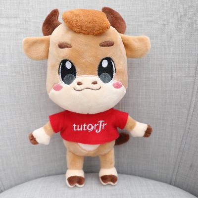 China Hot Selling Cute Stuffed Animal Doll New Amazon Calf Stuffed Cute Simulation Doll Stuffed Toy for sale