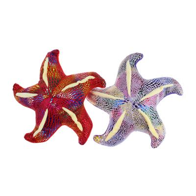 China Hot Selling Soft Comfortable Soft Kids Toys Colorful Cute Sea Animal Stuffed Starfish Plush Toy for sale