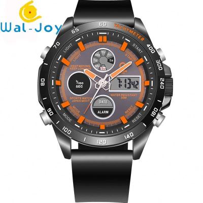 Cina Orologi giapponesi dell'uomo del quarzo di marca di WJ-6912 Jeiso e del movimento di Digital in vendita