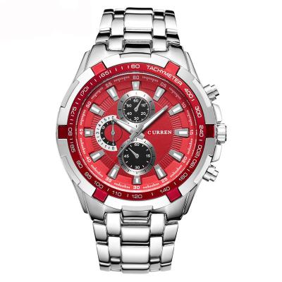 China SW-1233 men water resistant Curren stainless steel hand watch for sale