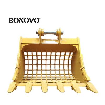 China food & Drink Factory Bonovo Loader Customizable Skeleton Bucket Skeleton Bucket For Cat 320 for sale