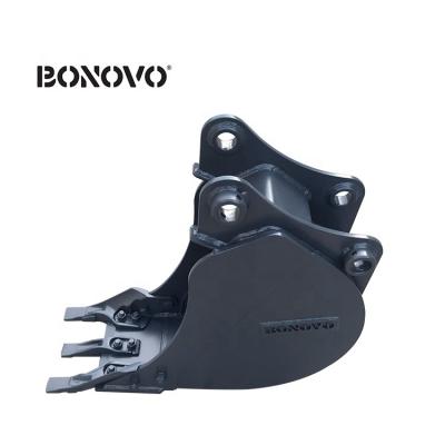 China BONOVO Machinery Repair Shops Excavator Ditch Bucket Clean Ditch Bucket For Excavator for sale