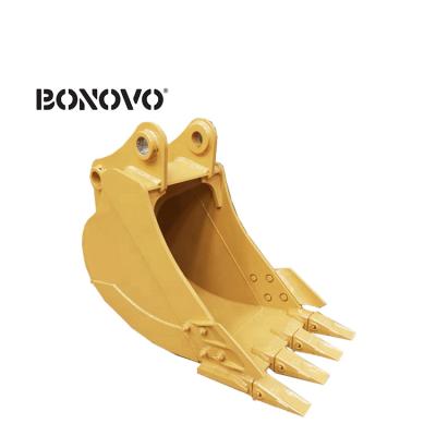 China Mini excavator Attachment BONOVO excavator bucket, standard bucket, dingging bucket made on sale for sale