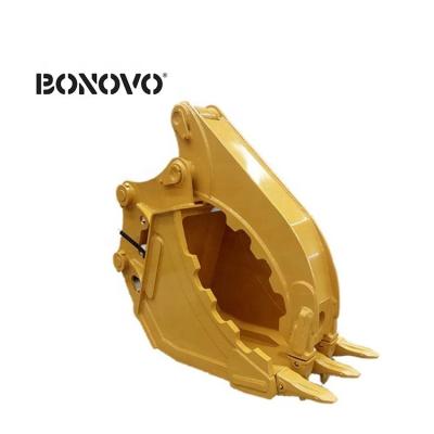 China Machinery Repair Shops Bonovo Excavator Grab Bucket for sale