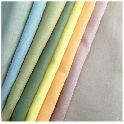 China Viable Woven Pure Linen Fabric, Water Bamboo Chinese Dress Wash Knot Shirtclothing Fabric for sale