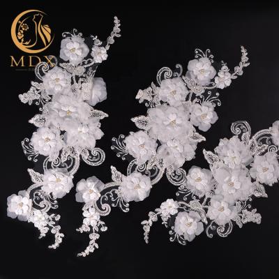 China Viable Professional Manufacture Bridal Wedding Dress Home Textile Tulle Fabric Lace for sale