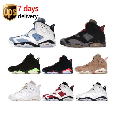 China EVA Nike Air Jordans 6 wholesale zapatilla main chain nike air jordans 6 original shoes men sneakers for sale