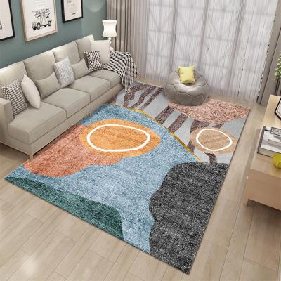 China Modern Design Microfiber 3d Washable Custom Rug Printed Anti-slip Carpet Blankets Living Room Carpet Floor Rug for sale