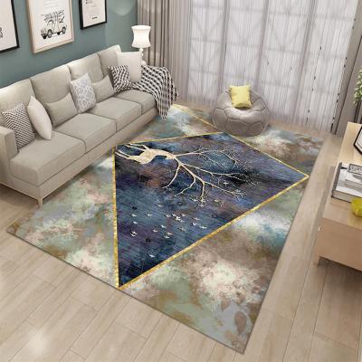 China Modern Design Microfiber 3d Washable Custom Rug Printed Anti-slip Carpet Blankets Living Room Carpet Floor Rug for sale