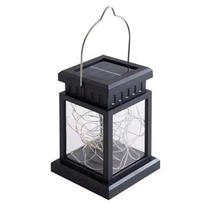 China Outdoor Waterproof Solar Table Lamp New Garden Lawn Projector Lamp Metal Solar Hanging Fairy String Lighting Warm White LED for Landscape Decor Solar Lantern Lights for sale