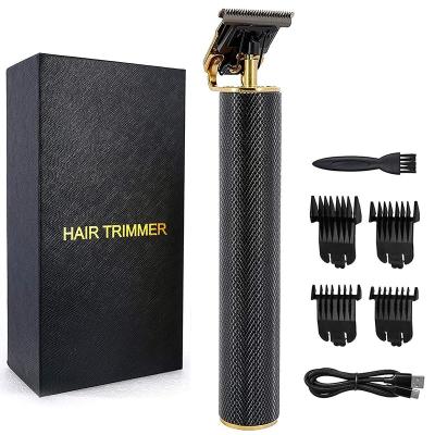 China Best Safety Products Commercial USB Rechargeable Hair Trimmer Cordless T-Clipper For Men for sale