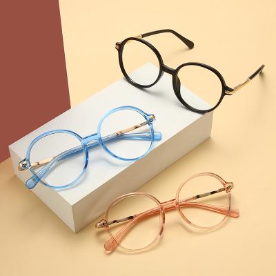 China Fashion wholesale tr90 computer around blue light blocking glasses for kids children for sale