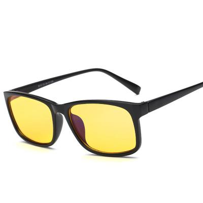 China Fashion 2022 fashion printed yellow glass glasses for night vision for sale