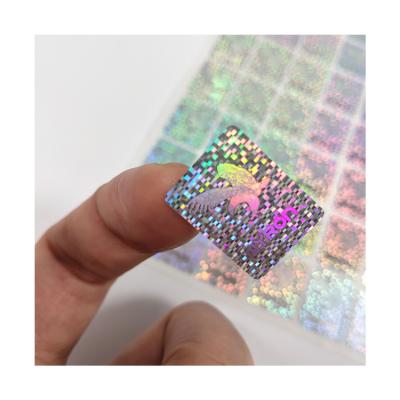 China Waterproof High Quality Holographic Laser 3d PVC Product Sticker Labels Custom Printing for sale