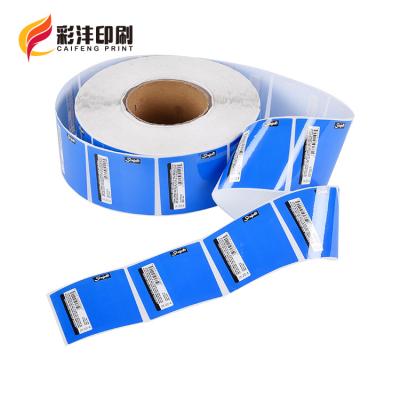 China Custom Logo Water Proof Label PVC Cardboard Waterproof Sticker Waterproof Adhesive Sticker Offset Custom Forms 500 Pcs Accept for sale