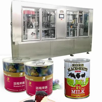 China Factory Direct High Speed ​​Automatic 400cpm Sauce Best Quality Food CE Canning Thick Sauce Filling And Sealing Seaming Machine for sale