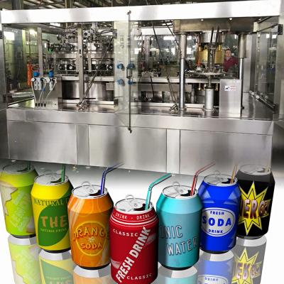 China Factory Direct Supply Automatic Carbonated Drink Energy Drink Soft Drink Filler Food Factory Direct Supply Making Machine for sale