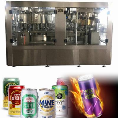 China CE factory direct automatic food supply 150cpm soft drink carbonated liquor filling and sealing machine for sale