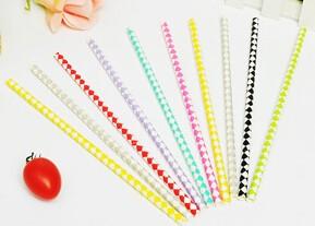 China 2014 hot sale colorful drinking paper straws for sale