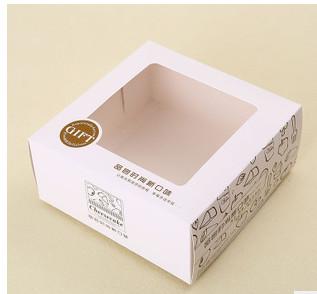 China White color Four packs cupcake box wholesale for sale