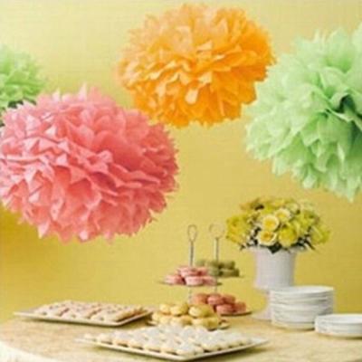 China Hot sale chinese handmade paper honeycomb ball/paper Pom Pom for sale