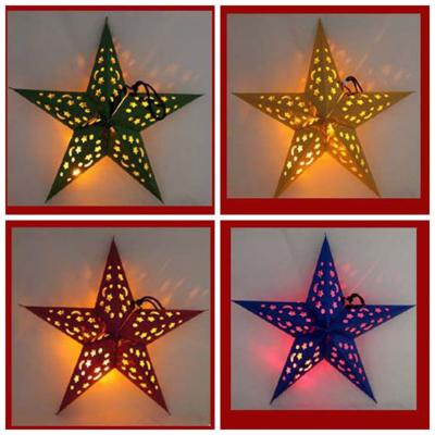 China Hot sale chinese handmade paper star paper lanterns for sale