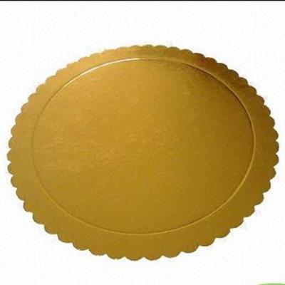 China Suppling Golden round, Square cake boards for  baking cakes for bakery for sale